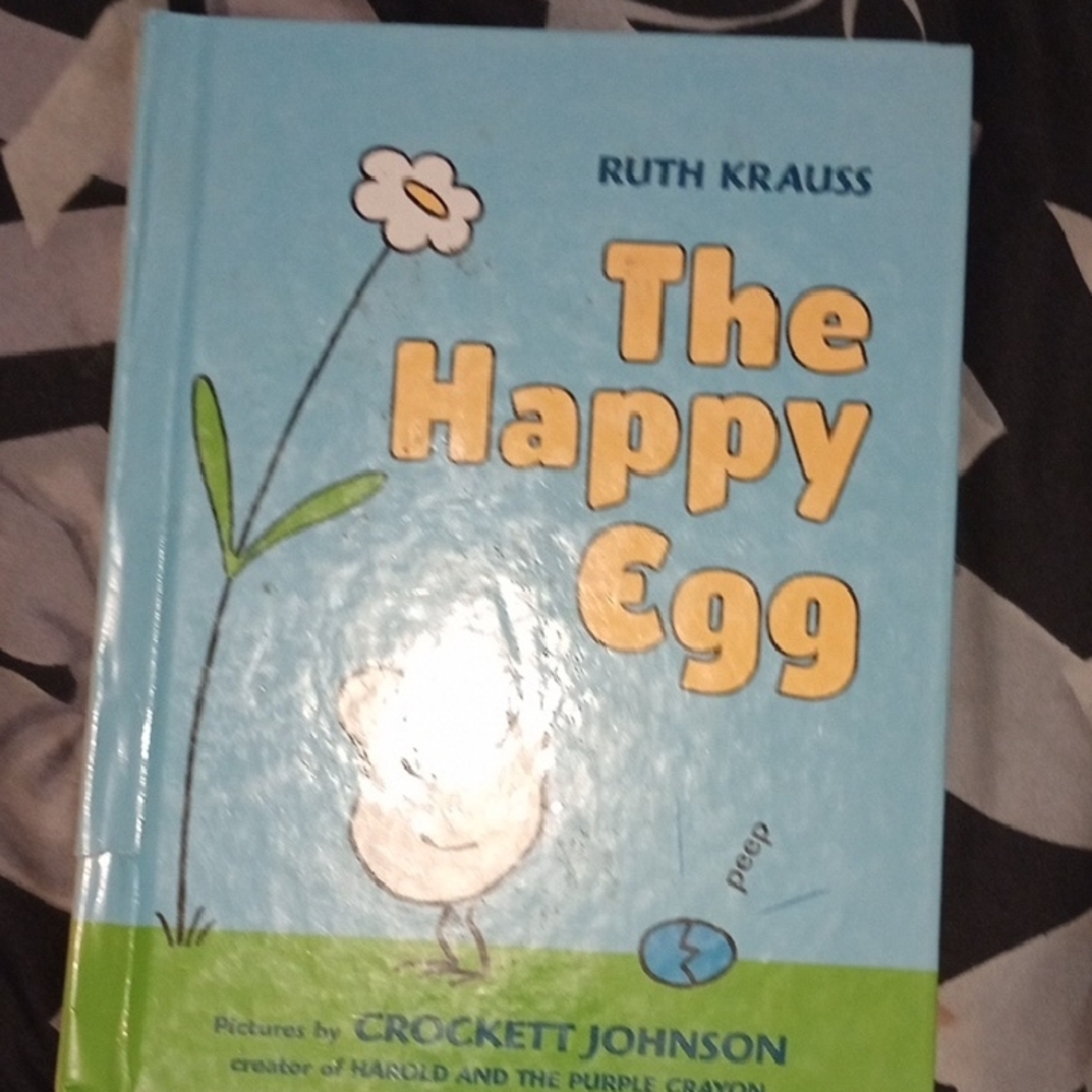 The Happy Egg by Ruth Krauss - Blue and Green Cover